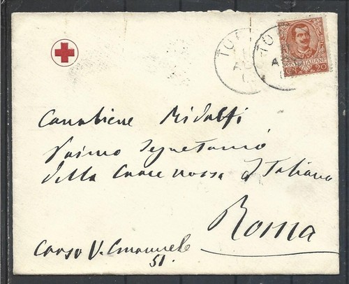 1903 croce rossa busta - croce,