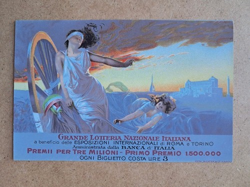 Cartolina grande lotteria - cartolina,