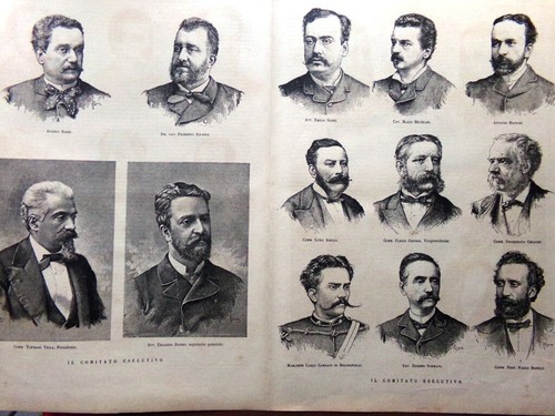 Stampa del 1884 comitato - del,