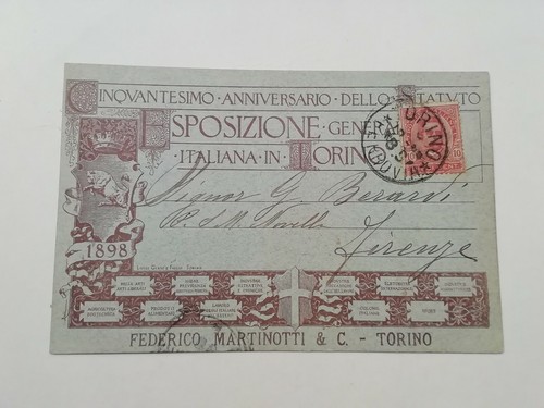 Cartolina esposizione generale - cartolina,