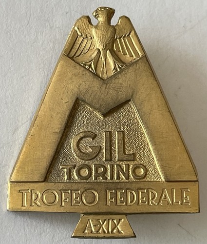 Distintivo gil torino trofeo - distintivo,