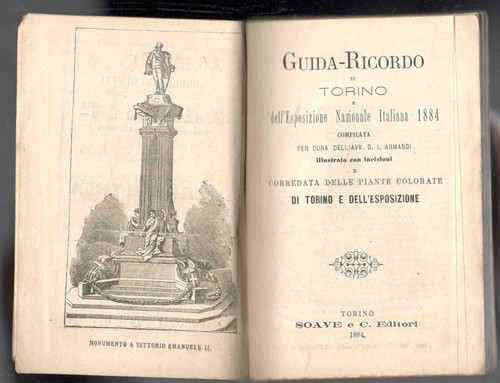 1884 guida ricordo - guida-ricordo, di