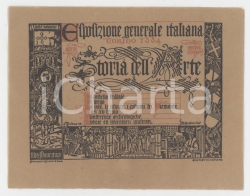 1884 torino esposizione - 1884,