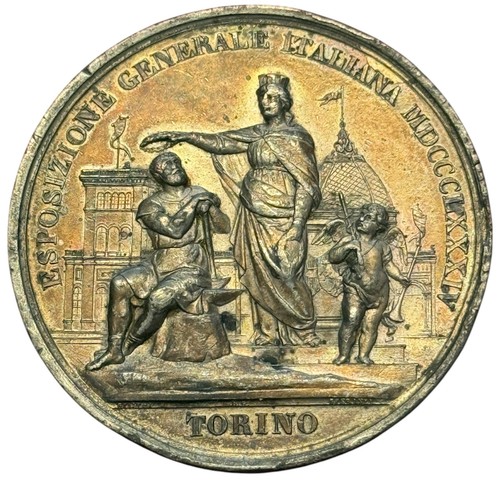 Medaglia 1884 umberto - i,